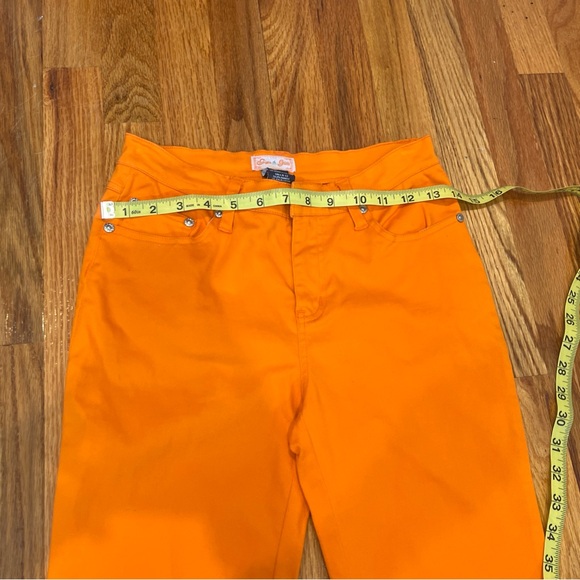 Paco Girls Orange Vintage Pants Size 12 - Picture 9 of 10
